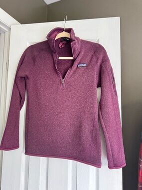 Patagonia Women's Fleece Quarter-Zip Pullover - Plum Heather